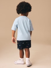 Navy Tractor Chino Shorts (3mths-7yrs) - Image 3 of 4