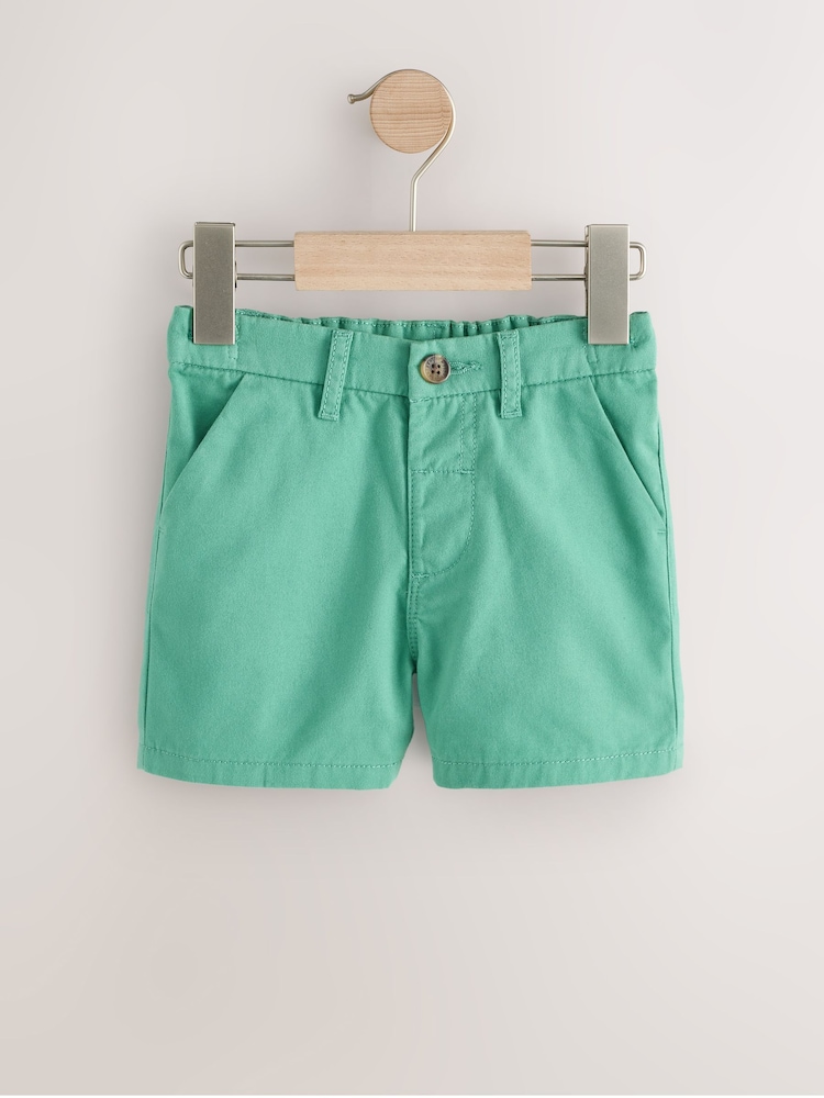 Green Chino Shorts (3mths-7yrs) - Image 1 of 4 Green Chino Shorts (3mths-7yrs) - Image 1 of 4