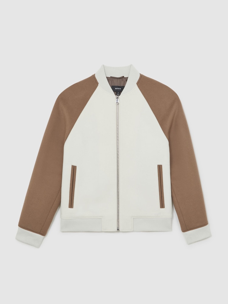 Reiss Off White/Oatmeal Rylan Jacket - Image 2 of 8