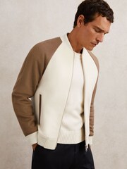 Reiss Off White/Oatmeal Rylan Jacket - Image 3 of 8