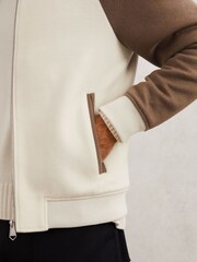 Reiss Off White/Oatmeal Rylan Jacket - Image 6 of 8