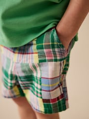 Multi Patchwork Chino Shorts (3mths-7yrs) - Image 1 of 3