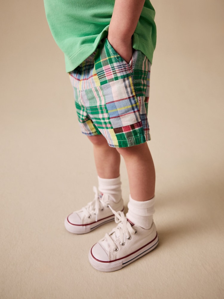 Multi Patchwork Chino Shorts (3mths-7yrs) - Image 3 of 3