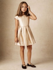 Reiss Gold Nia 9-13 yrs Dress - Image 1 of 5