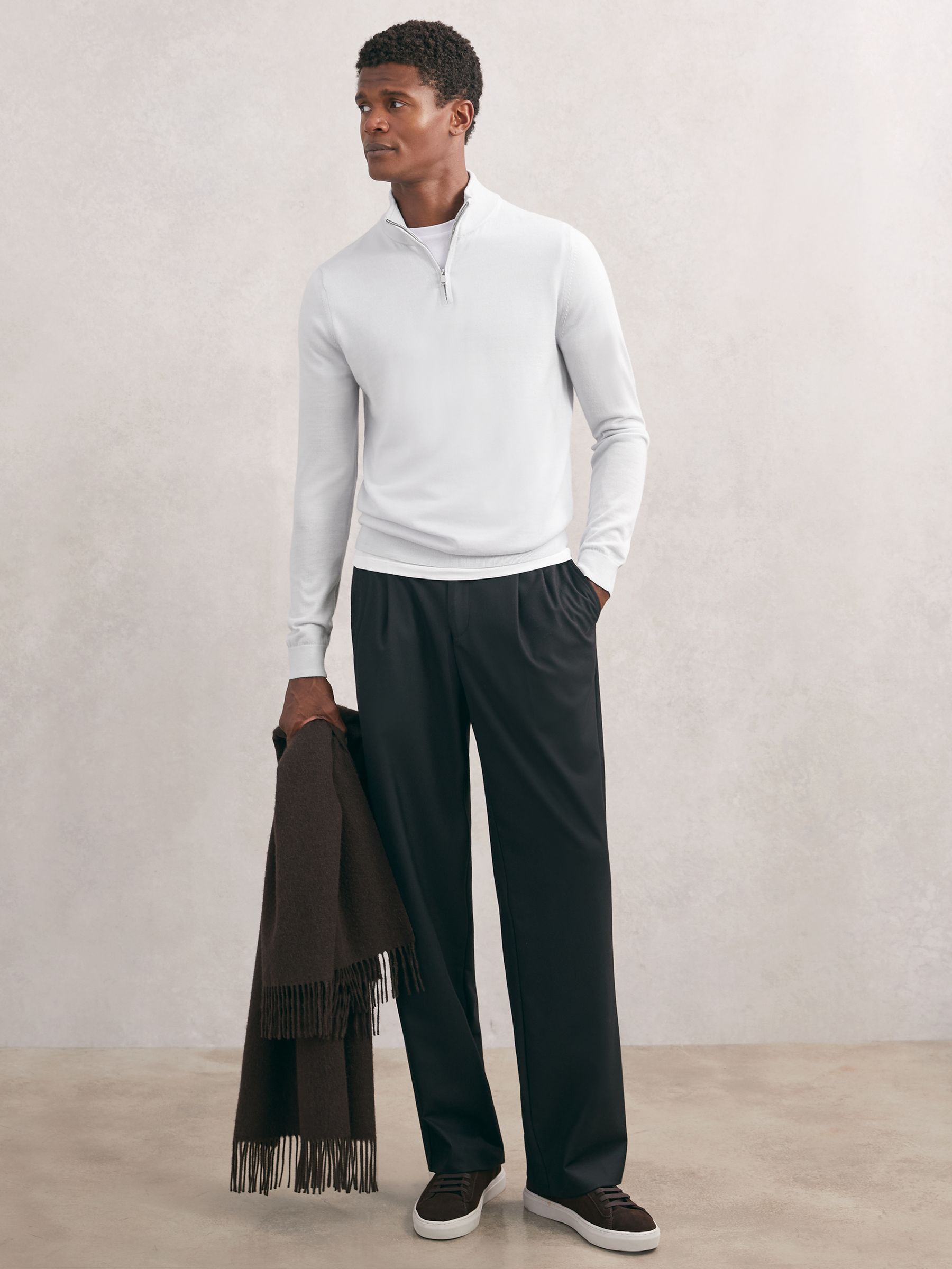 REISS FROST BLUE JUMPER