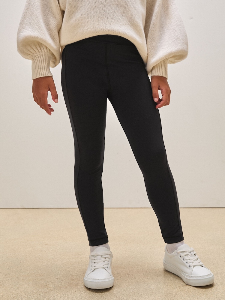Reiss Black Barre 9-13 yrs Reiss | Royal Ballet Panel Leggings - Image 1 of 5 Reiss Black Barre 9-13 yrs Reiss | Royal Ballet Panel Leggings - Image 1 of 5