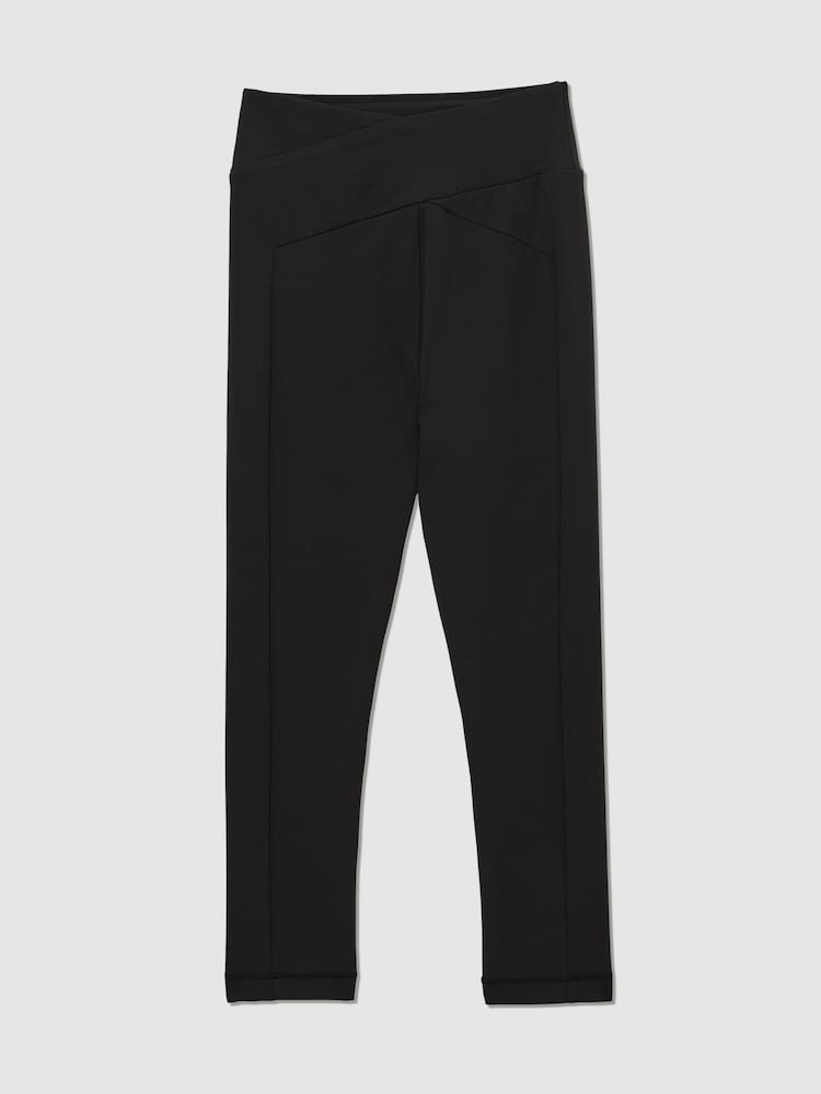 Reiss Black Barre 9-13 yrs Reiss | Royal Ballet Panel Leggings - Image 2 of 5 Reiss Black Barre 9-13 yrs Reiss | Royal Ballet Panel Leggings - Image 2 of 5