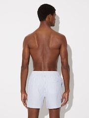 Reiss Soft Blue/White Bay Swim Shorts - Image 5 of 6