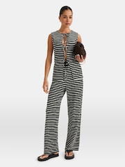 TALA Black Stripe Knit Trousers - Image 1 of 3