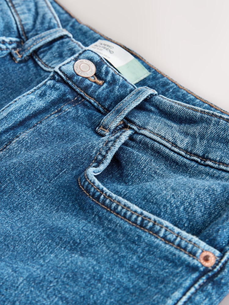 Dark Blue Stretch Boyfriend Jeans - Image 3 of 3