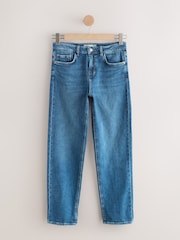 Dark Blue Stretch Boyfriend Jeans - Image 5 of 7