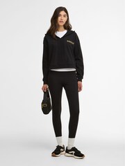 Barbour® International Black Alexis Hoodie - Image 3 of 6