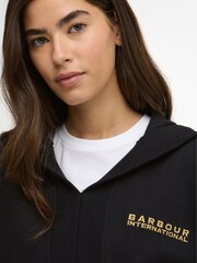 Barbour® International Black Alexis Hoodie - Image 4 of 6