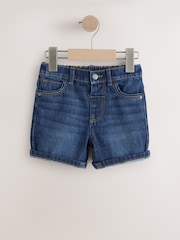Dark Blue Denim Shorts (3mths-7yrs) - Image 1 of 4