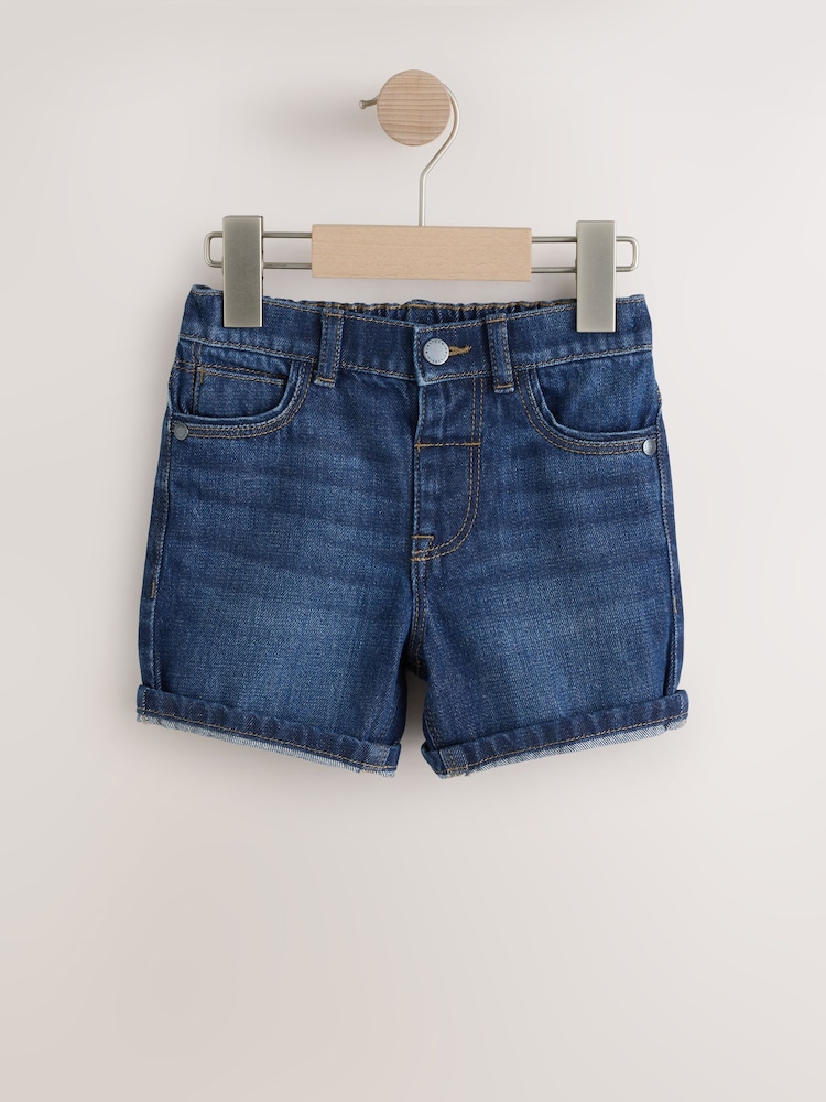 Dark Blue Denim Shorts (3mths-7yrs) - Image 1 of 4