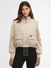 Barbour International Natural Nia Gilet - Image 1 of 6