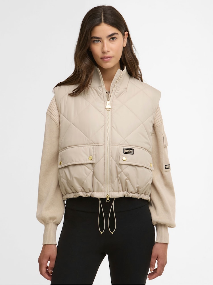Barbour International Natural Nia Gilet - Image 1 of 6