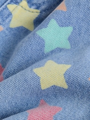 Mid Blue Denim Pull On Loose Shorts (3mths-7yrs) - Image 8 of 9