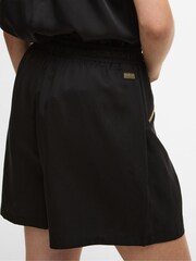 Barbour® International Black Brianna Shorts - Image 4 of 6