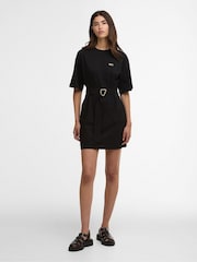 Barbour International Black Uma Mini Dress - Image 3 of 7