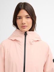 Barbour® International Pink Longline Kyra Waterproof Jacket - Image 5 of 7