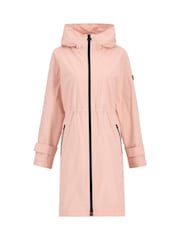 Barbour® International Pink Longline Kyra Waterproof Jacket - Image 6 of 7