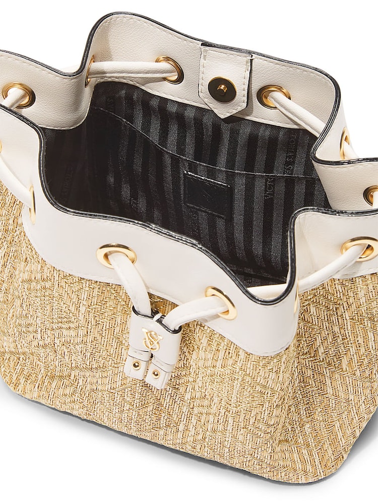Victoria's Secret Brown Mini Bucket Bag - Image 2 of 3