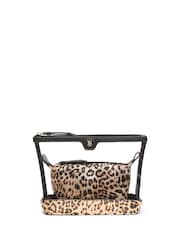 Victoria's Secret Leopard Brown AM/PM Makeup Bag Duo - Image 1 of 3