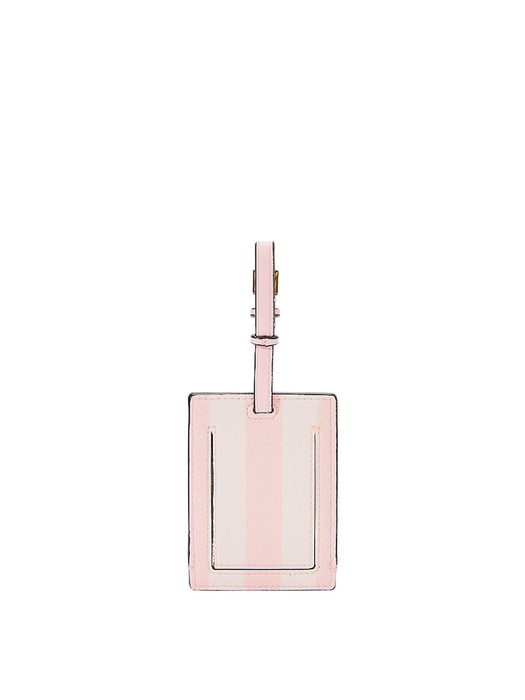 Victoria's Secret White Stripe Luggage Tag - Image 2 of 2