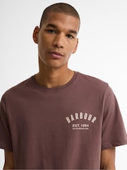Barbour® Brown Preppy T-Shirt - Image 3 of 5