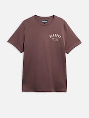 Barbour® Brown Preppy T-Shirt - Image 4 of 5