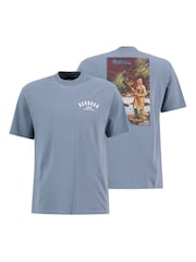 Barbour® Blue 1956 Graphic OS T-Shirt - Image 5 of 6