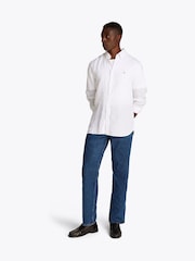 Branco - Camisa Tommy Hilfiger Regular fit de linho puro - Imagem 2 de 7