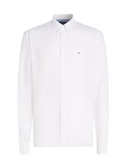Branco - Camisa Tommy Hilfiger Regular fit de linho puro - Imagem 6 de 7
