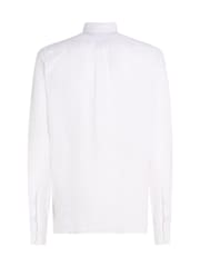 Branco - Camisa Tommy Hilfiger Regular fit de linho puro - Imagem 7 de 7