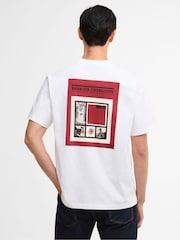 Barbour® White 1976 Graphic OS T-Shirt - Image 1 of 6