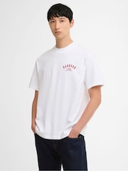 Barbour® White 1976 Graphic OS T-Shirt - Image 2 of 6