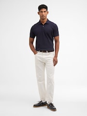 Barbour® Blue Harwell Tailored Fit Polo Shirt - Image 2 of 6