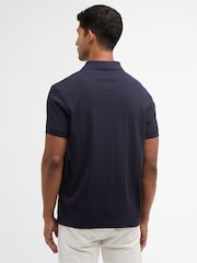Barbour® Blue Harwell Tailored Fit Polo Shirt - Image 3 of 6