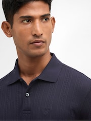 Barbour® Blue Harwell Tailored Fit Polo Shirt - Image 4 of 6