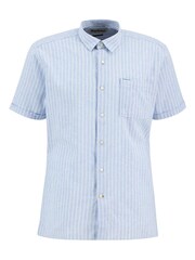 Barbour® Light Blue Nelson Striped Summer Fit Shirt - Image 5 of 6