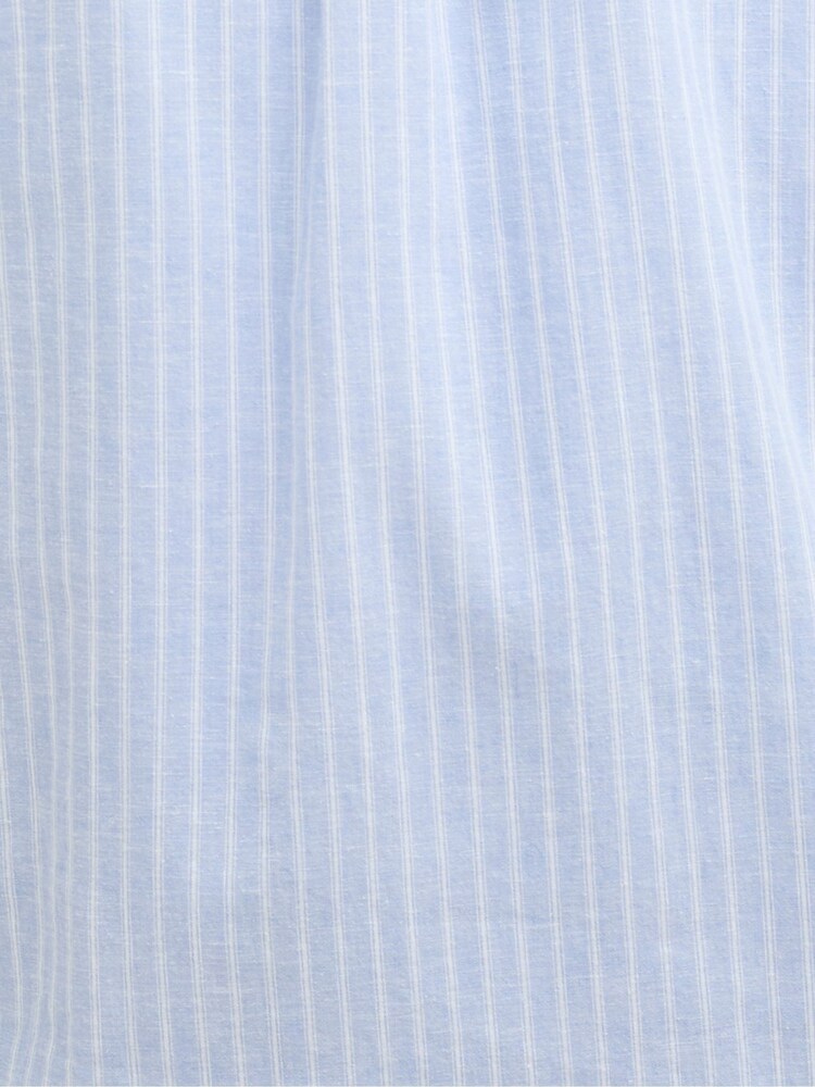 Barbour® Light Blue Nelson Striped Summer Fit Shirt - Image 6 of 6