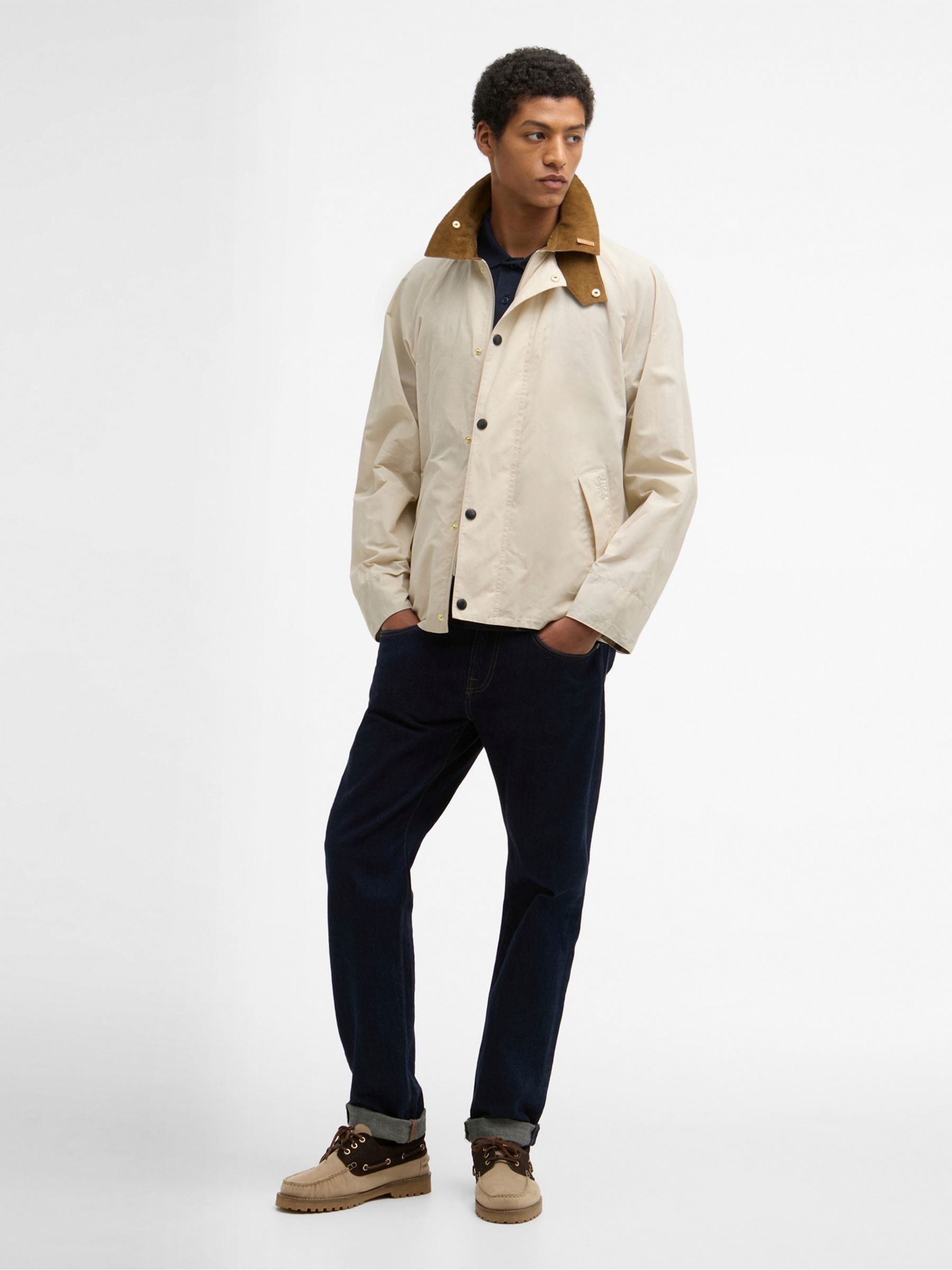 Buy Barbour® Cream Icons Transport Casual Jacket from the Next UK