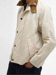 Barbour® Cream Icons Transport Casual Jacket - Image 4 of 9
