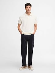 Barbour® White Harwell Tailored Fit Polo Shirt - Image 4 of 6