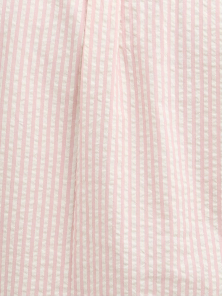 Barbour® Mineral Pink Cresswell Seersucker Summer Fit Shirt - Image 6 of 6
