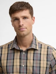Barbour® Brown Kenton Checked Tailored Shirt - Image 3 of 7