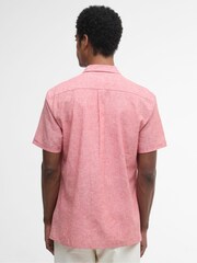 Barbour® Pink Nelson Short Sleeve Summer Fit Shirt - Image 2 of 6