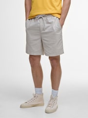 Barbour® Natural Cotton Linen Relaxed Shorts - Image 1 of 11