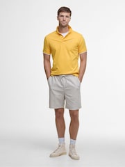 Barbour® Natural Cotton Linen Relaxed Shorts - Image 2 of 11